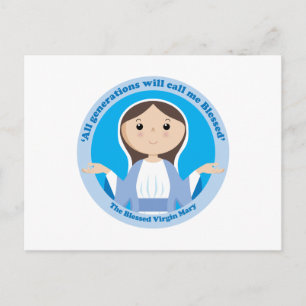 Blessed Virgin Mary Postcard