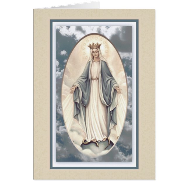 Blessed Virgin Mary Religious Traditional Catholic (Front)