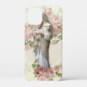 Blessed Virgin Mary Religious Vintage Catholic iPhone 12 Mini Case