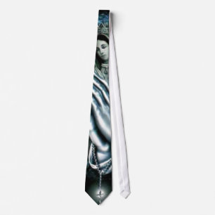 Blessed Virgin Mary Rosary Tie