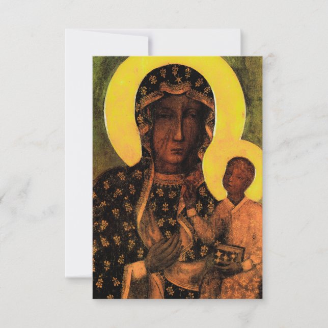Blessed Virgin Mary Thank You Card (Front)