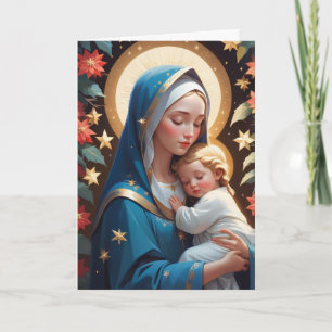 Blessed Virgin Mary Traditional Catholic Card