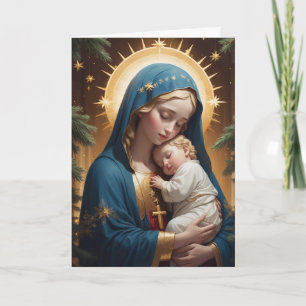 Blessed Virgin Mary Traditional Catholic Card