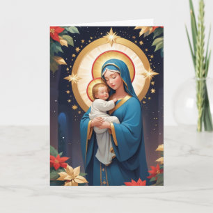 Blessed Virgin Mary Traditional Catholic Card