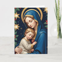Blessed Virgin Mary Traditional Catholic Christmas