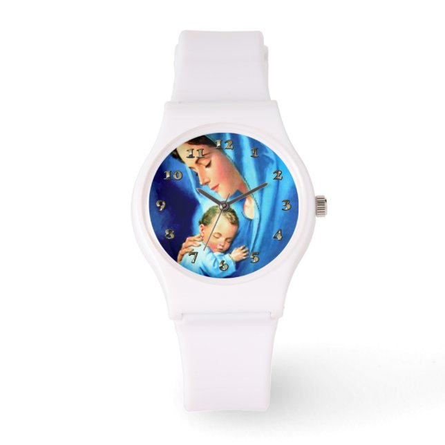 Blessed Virgin Mary with Baby Jesus Watch (Front)