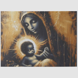 Blessed Virgin Mary with Child Tissue Paper