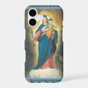 Blessed Virgin Mary with Christ Child Jesus Lily