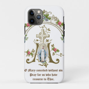 Blessed Virgin Mother Immaculate Mary Religious iPhone 11 Pro Case