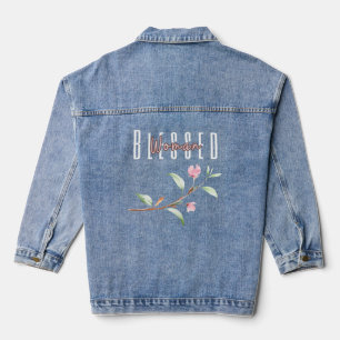Blessed Woman Denim Jacket