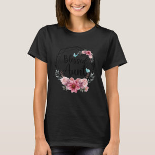 Blessed Yiayia with Floral Mother s Day 2023 T-Shirt