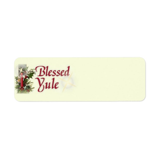 Blessed Yule Labels (Front)