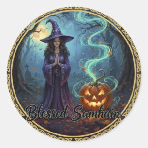 BlessedSamhain Classic Round Sticker