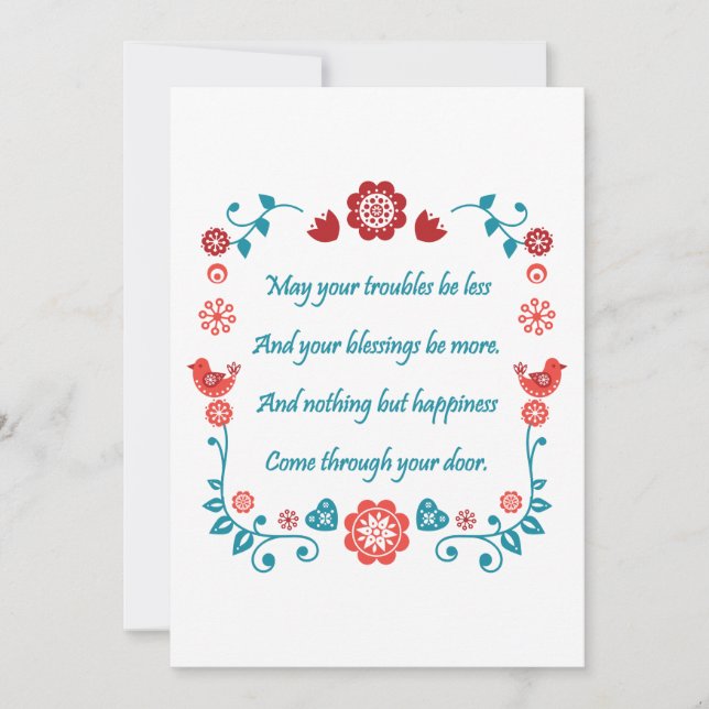 Blessing 25 invitation (Front)