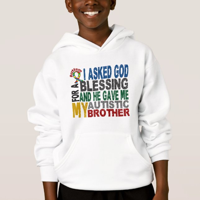 Blessing 5 BROTHER Autism T-Shirts & Apparel (Front)