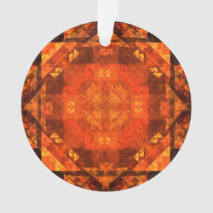 Blessing Abstract Art Acrylic Circle Ornament