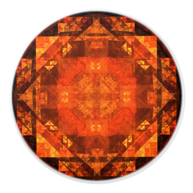 Blessing Abstract Art Ceramic Knob (Front)