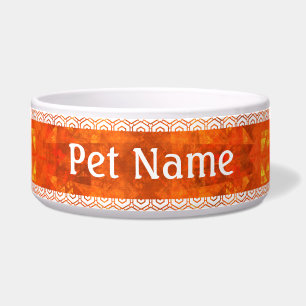 Blessing Abstract Art Dog Bowl