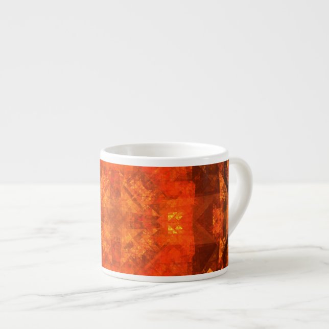 Blessing Abstract Art Espresso Mug (Front Right)
