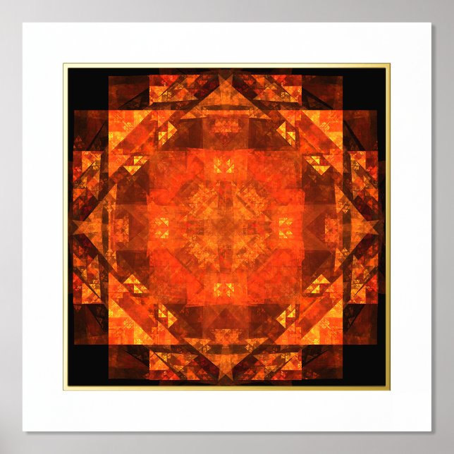 Blessing Abstract Art Foil Prints (Front)