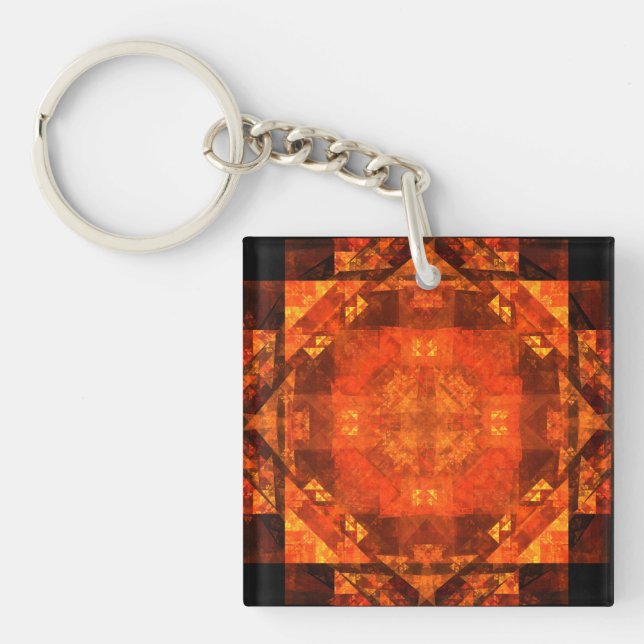 Blessing Abstract Art Key Ring (Front)