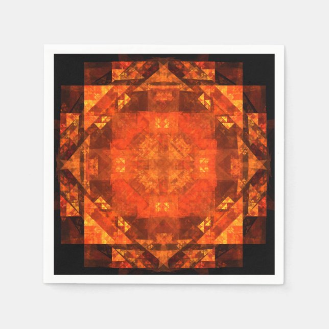 Blessing Abstract Art Napkin (Front)