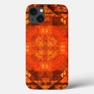 Blessing Fire Mandala Abstract Art Design iPhone 13 Case