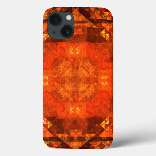 Blessing Fire Mandala Abstract Art Design Case-Mate iPhone Case (Back)