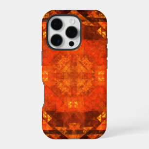 Blessing Fire Mandala Abstract Art Design iPhone 16 Pro Case