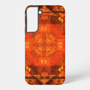 Blessing Fire Mandala Abstract Art Design Samsung Galaxy Case