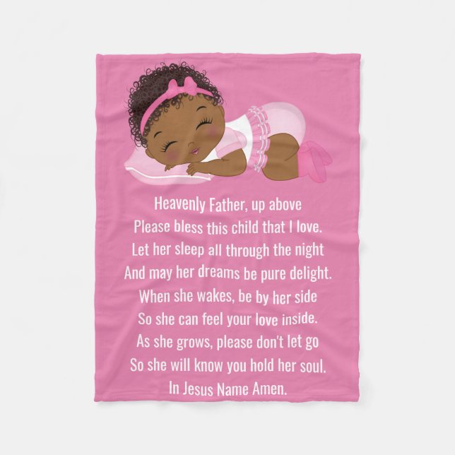 Blessing - Fleece Blanket, 60"x80" (Front)