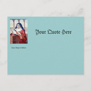 Blessing From Saint Brigid Postcard