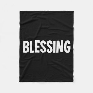 Blessing In Disguise Funny Halloween Costume Idea  Fleece Blanket