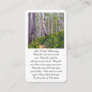 Blessing Memorial Prayer Card
