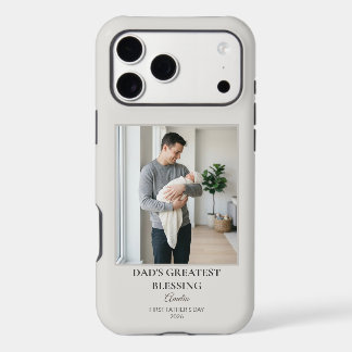 Blessing - Modern First Father's Day Custom Photo