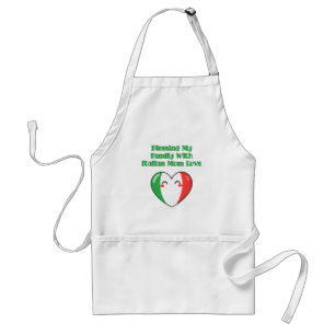 Blessing My Family With Italian Mom Love Standard Apron