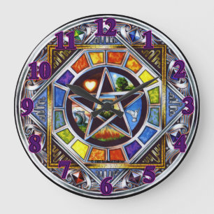 Blessing of Elements Wall Clock