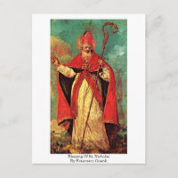 Blessing Of St. Nicholas By Francesco Guardi