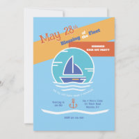 Blessing of the Fleet Party Invitation