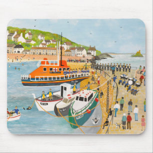 Blessing of the Lifeboat at Mousehole Mouse Pad
