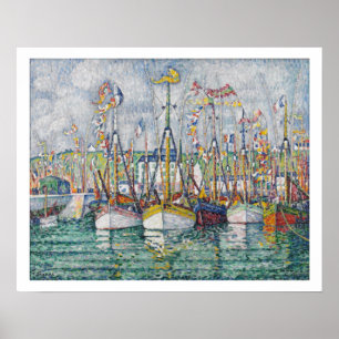 Blessing of the Tuna Fleet at Groix, 1923 Poster