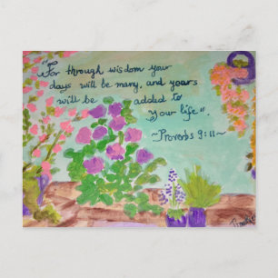 blessing postcard