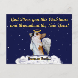 Blessing Prayer Dott Angel Night Postcard