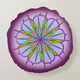 Blessing Star1 Round Cushion