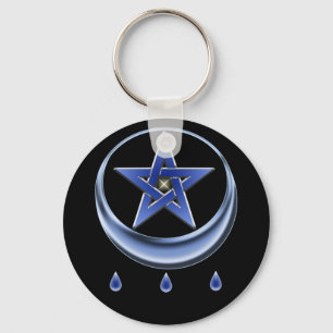 Blessing Symbol & Pentagram Keychain