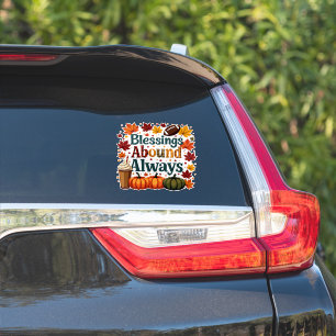 Blessings Abound Always Autumn Design