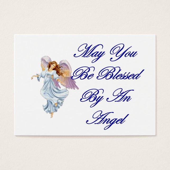 Blessings Card - May You Be Blessed By An Angel (Front)