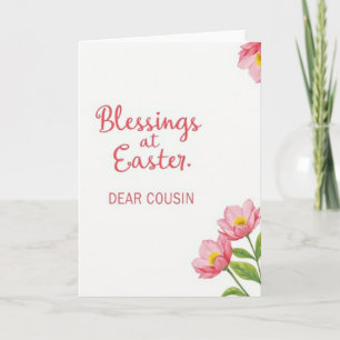 Blessings Easter Cousin Card