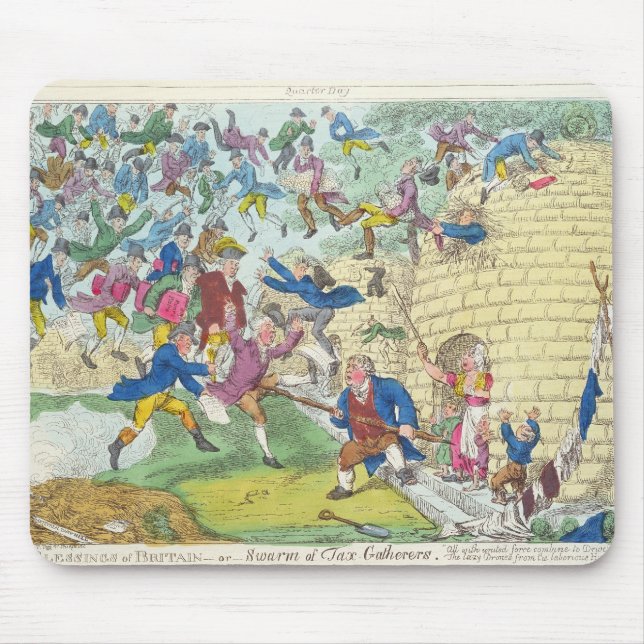 Blessings of Britain - or Swarm of Tax Mouse Pad (Front)
