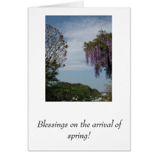 Blessings on the arrival of spring!